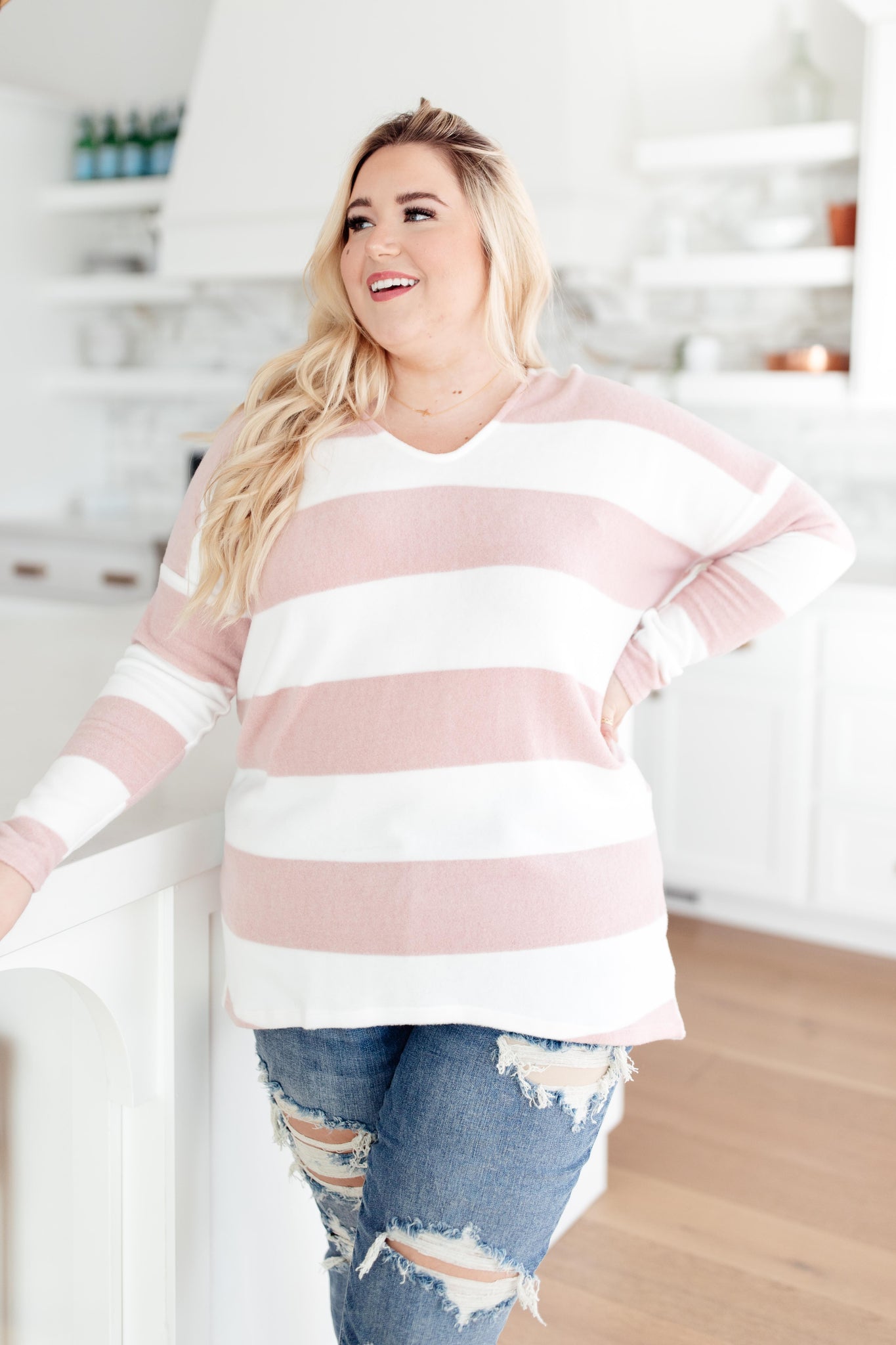 Audrey Striped Sweater