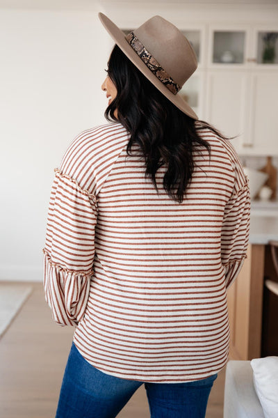 Autumn Stripes Top