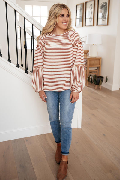 Autumn Stripes Top