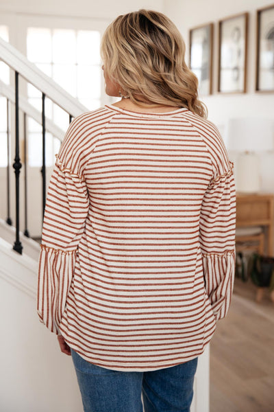 Autumn Stripes Top