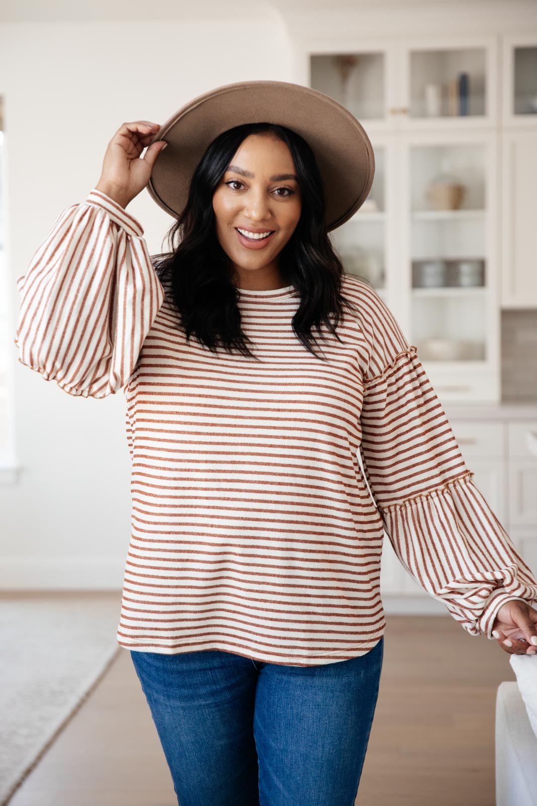 Autumn Stripes Top