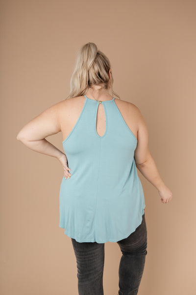 Just For Show Top In Aqua