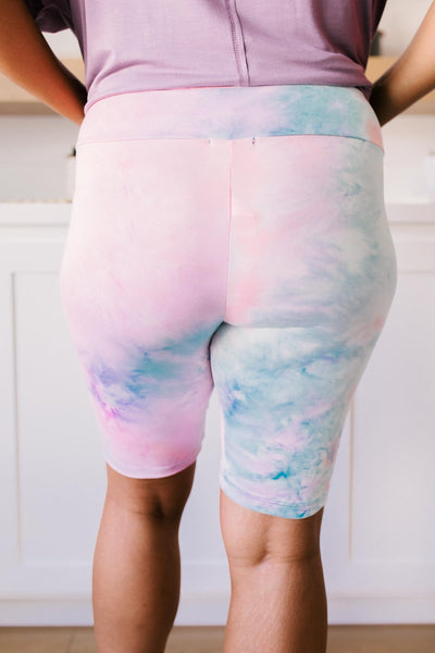 Biking In Style Pastel Biker Shorts