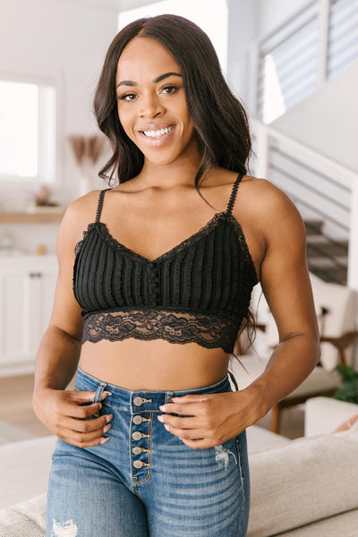 Back to the Light Bralette in Black