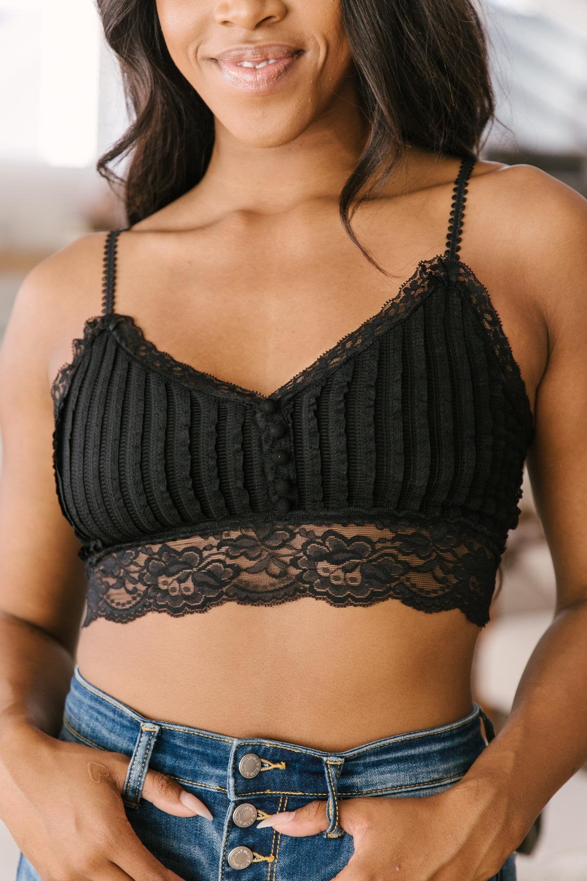 Back to the Light Bralette in Black