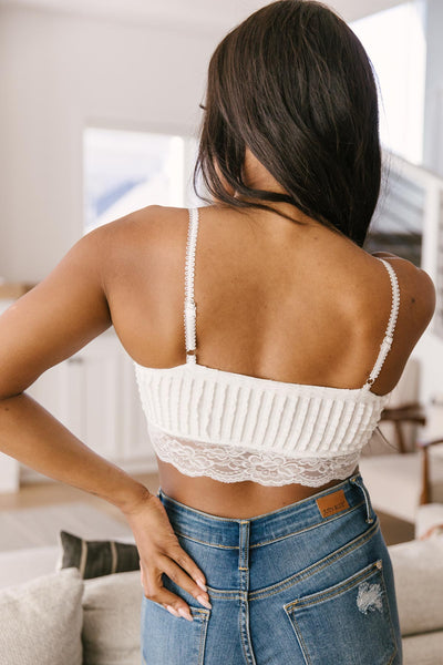 Back to the Light Bralette in White