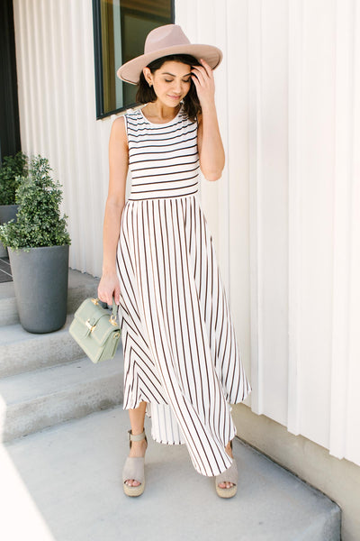 Beach Day Dress In Ivory