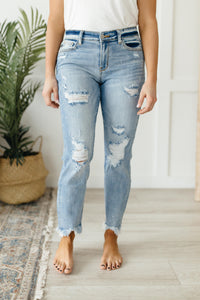 Beach Splash Boyfriend Jeans