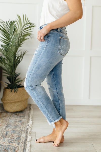 Beach Splash Boyfriend Jeans