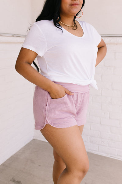 Beachwalk Shorts in Mauve