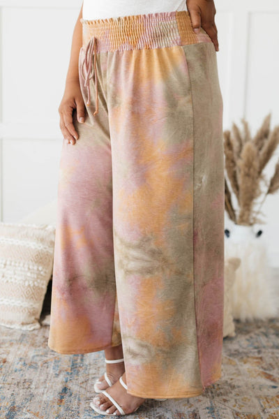 Beachy Clean Wide Leg Trousers in Mauve