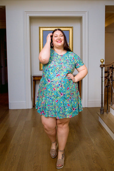 Blue Tropics Dress