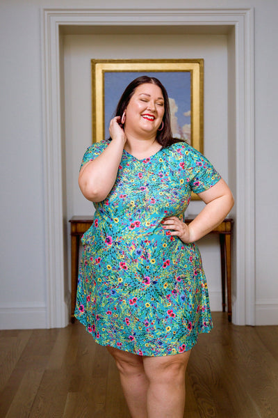 Blue Tropics Dress