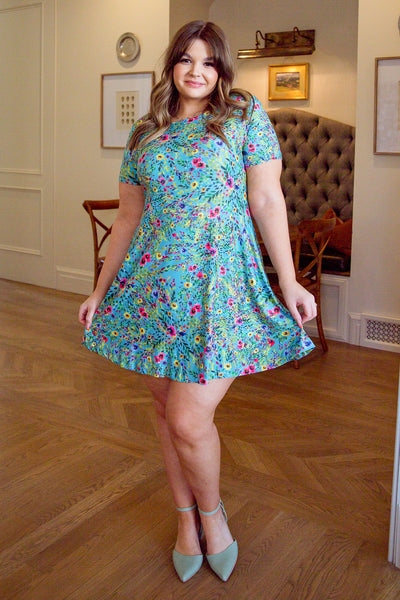 Blue Tropics Dress