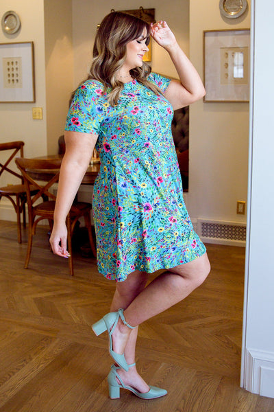 Blue Tropics Dress