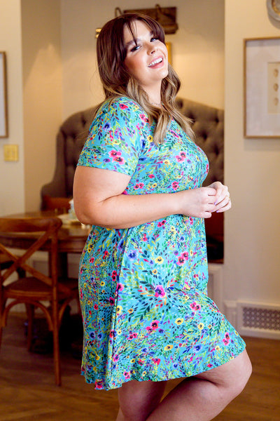 Blue Tropics Dress
