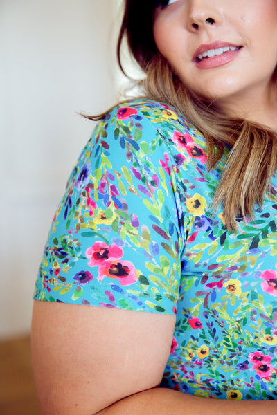 Blue Tropics Dress