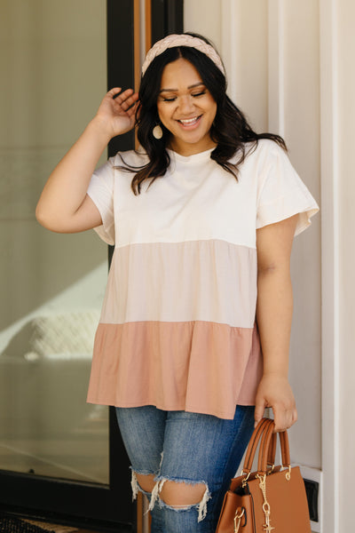 Blushing Babydoll Blouse