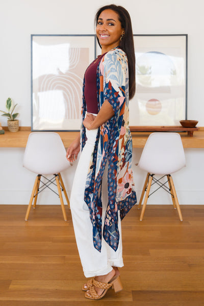 Breath Of Youth Floral Kimono