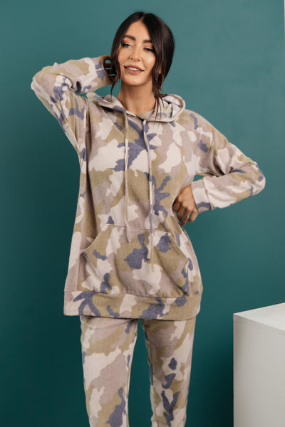 Brushed Camouflage Top