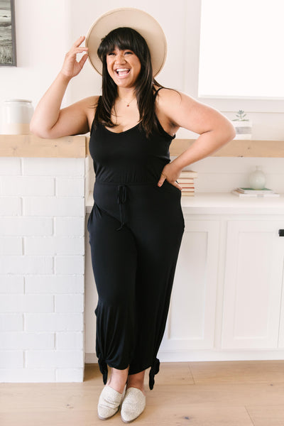 Cool Breeze Jumpsuit In Black