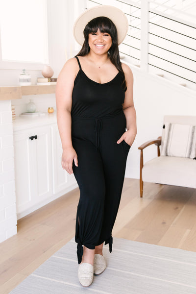 Cool Breeze Jumpsuit In Black