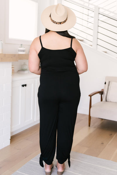 Cool Breeze Jumpsuit In Black