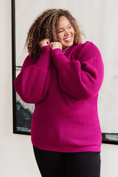 Candy Sweet Sweater in Magenta