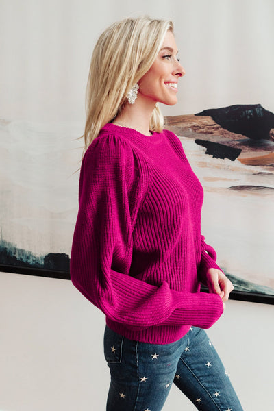 Candy Sweet Sweater in Magenta