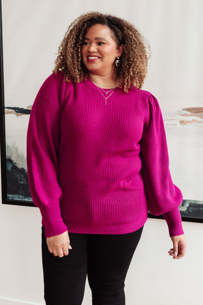 Candy Sweet Sweater in Magenta