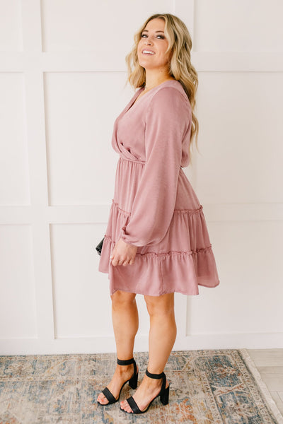 Celebrate With Satin Dress