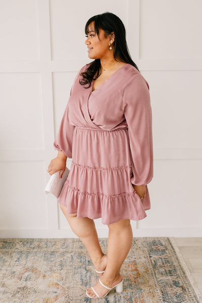 Celebrate With Satin Dress
