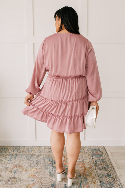 Celebrate With Satin Dress