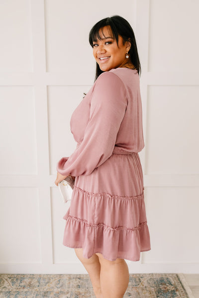 Celebrate With Satin Dress