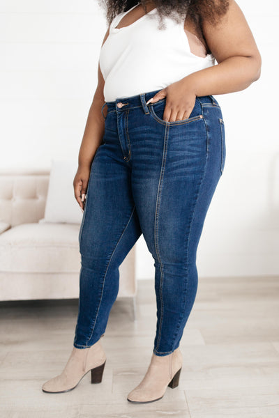 Center Seam Skinny Jeans