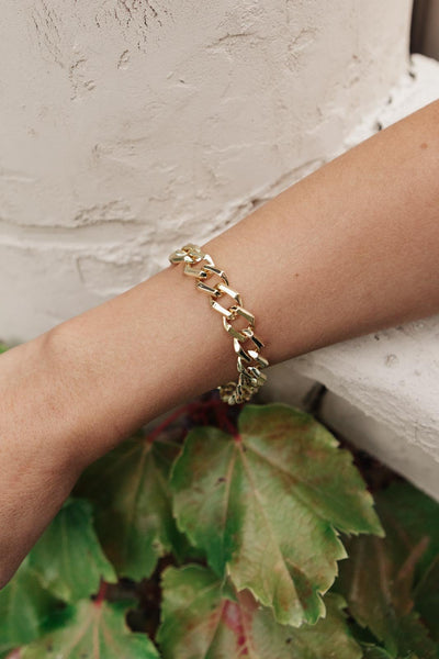 Chunky Wide Chain Link Bracelet