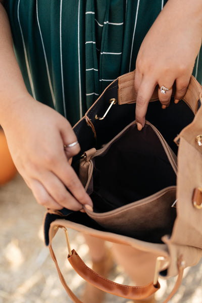 City Chic Tote in Camel