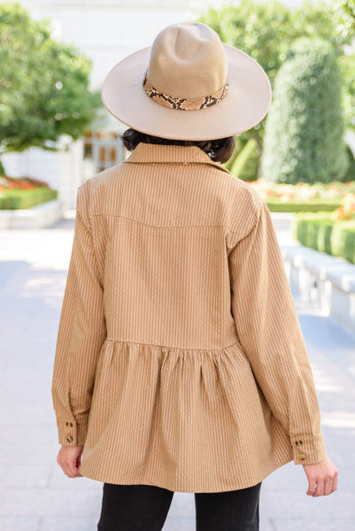 City Sidewalk Talk Button Up