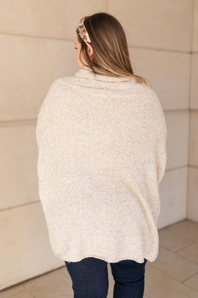 Cozy Cowl Neck in Oatmeal