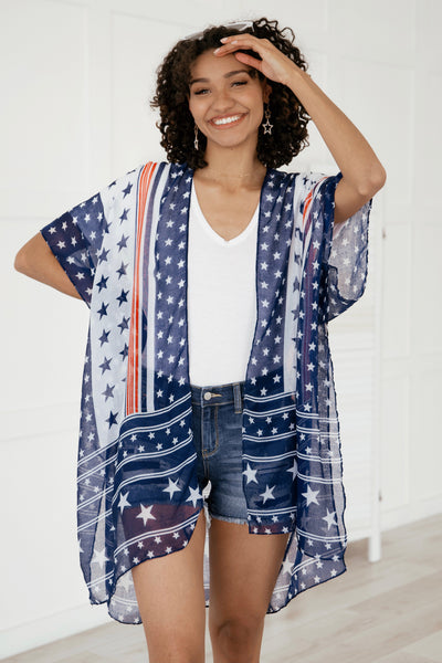 Stars Among The Clouds Kimono