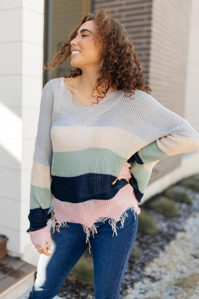 Deliah Distressed Sweater