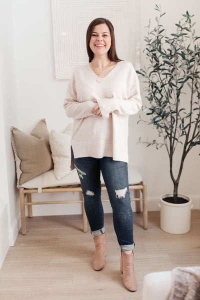 Effortless Sweater in Light Pink