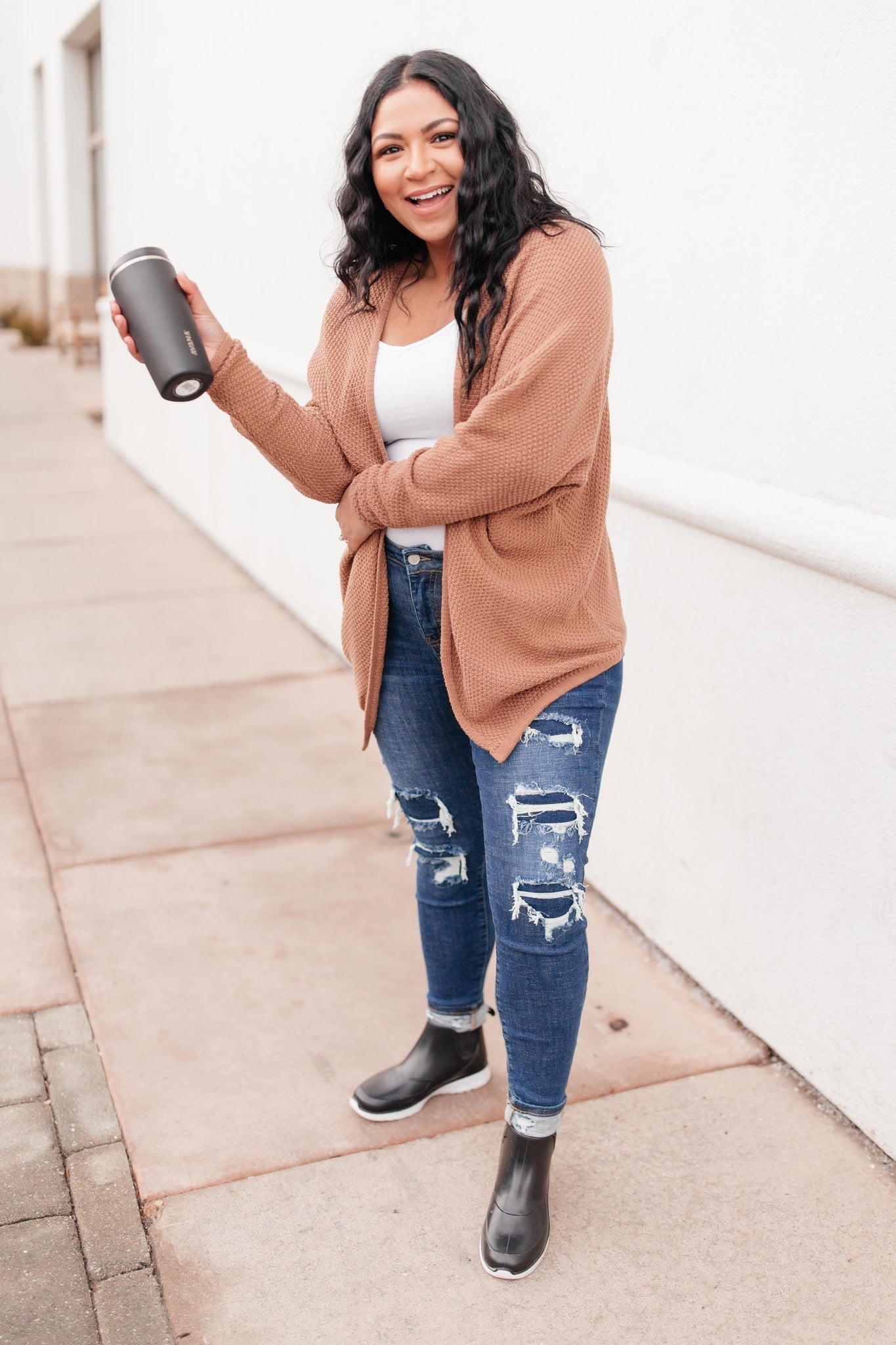 Ellison Cardigan in Mocha