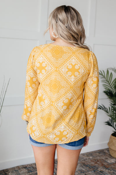 Embroidered In Sunshine Blouse