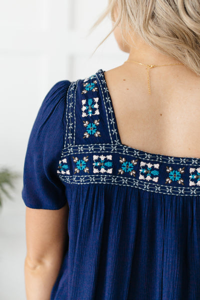 The Emilia Embroidered Blouse