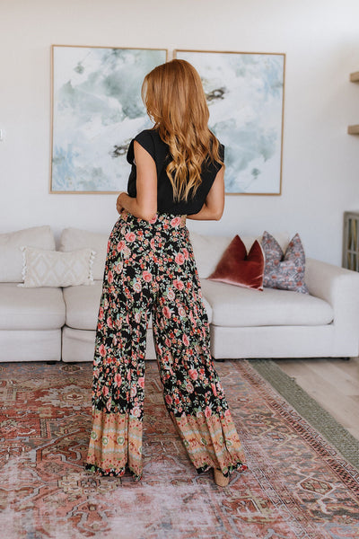 English Garden Palazzo Pants