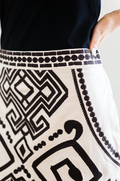 Estrella Patterned Skirt