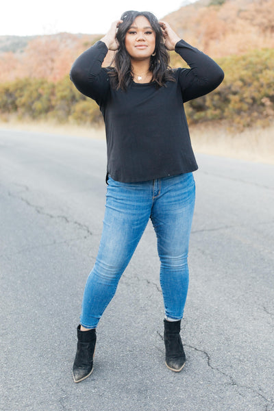 Every Girl's Favorite Basic Top in Black