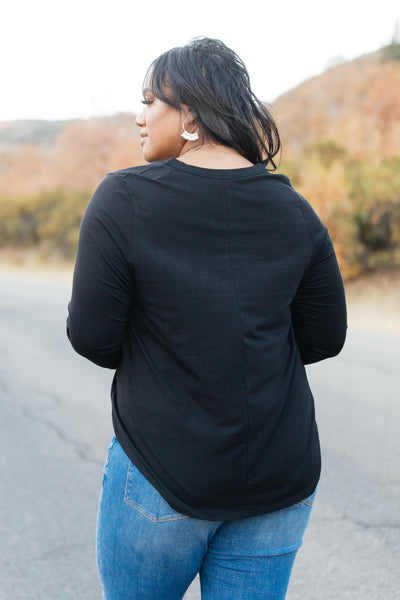 Every Girl's Favorite Basic Top in Black