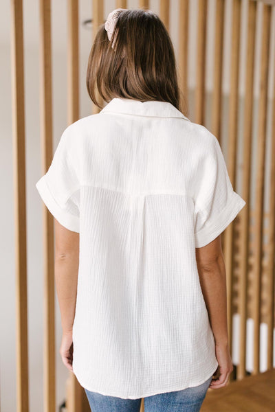 Everyday White Blouse